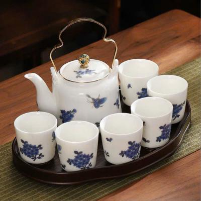 BỘ ẤM CHÉN SỨ SƯƠNG CÁC MẪU – QUÀ TẶNG CAO CẤP